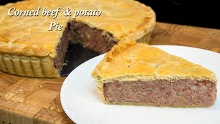 Corned beef and potato pie