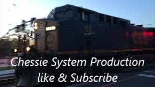 [CSXT]65 CW44AC & 4588 EMD SD70MAC  Ex-CR Leads A Long Q401-04 & Screaming K5LAR24