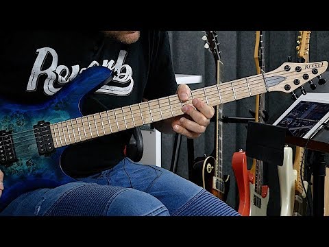 playing-a-kiesel-custom-guitar-for-the-first-time