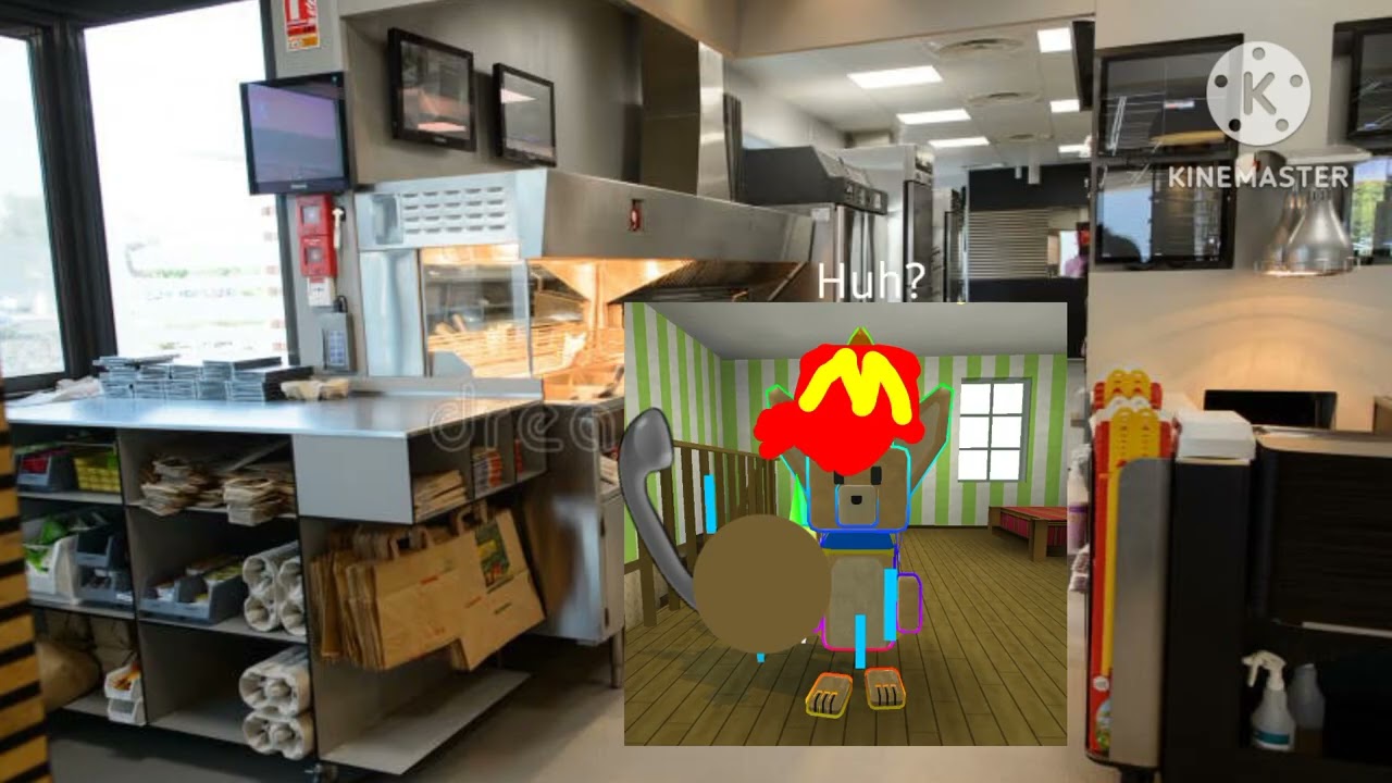 Yo trabajando en McDonald's