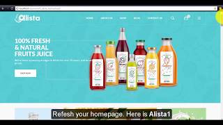 How to install Alista Responsive Opencart theme
