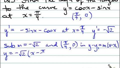MCV Lesson 6 Derivative of sin and cos part 2