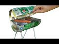 DIY Amazing Mini BBQ from Beer Keg at Home