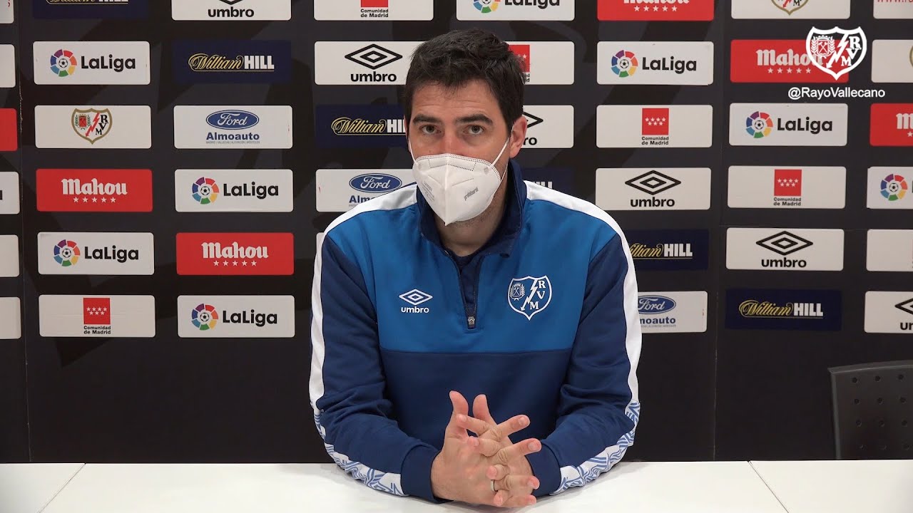Iraola en la previa RCD Espanyol - Rayo Vallecano - YouTube