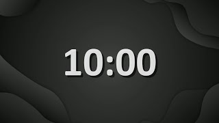 10 Minute (600 Seconds) Countdown Timer