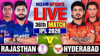🔴Live: RR vs SRH | IPL 2026 | 36th Match | Live Cricket Score & Commentary screenshot 4