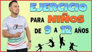 EJERCICIO 🔴 para Niños de 9 a 12 años en CASA 🏠