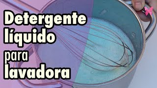 Cómo hacer detergente líquido casero para la lavadora