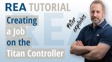 Creating a print job directy on the REA TITAN Controller