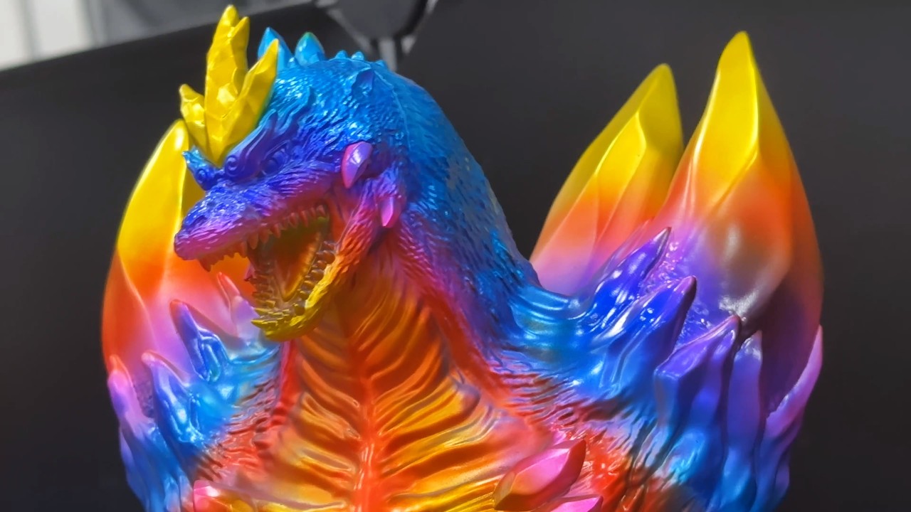 WF2026S Frog Tree - Godzilla statue display ゴジラ スタチュー展示