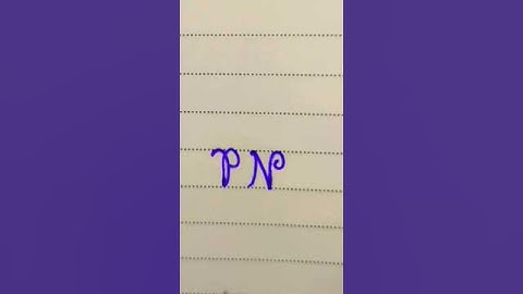 How to write in PN cursive writing #cursivewriting #cursive #art #handwriting #drawing #handwriting