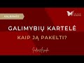 KAIP PAKELTI GALIMYBIŲ KARTELĘ. KAIP NUIMTI PASĄMONĖS BLOKADAS IR RIBAS. Kalbamės su Ramune Ram