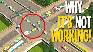 Why Your City Isnt Traffic Free & How to Fix It  (Cities Skylines)