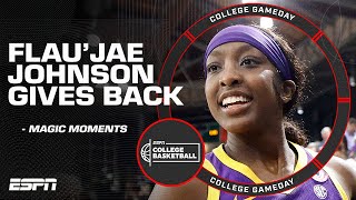 Magic Moment: Flau'jae Johnson Matches Donations, Raises $20,000 for Cancer Research 💫