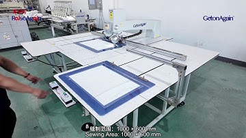 GetonAgain Fully Automatic 360 Template Sewing Machine (Auto-feeding) . #getonagain 