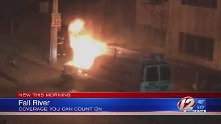 Work Van catches fire in Fall River