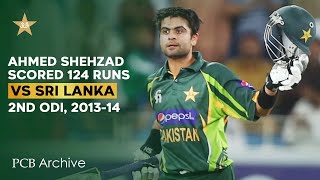 PCB Archive - Ahmed Shehzad Scored Career Best 1️⃣2️⃣4️⃣ Runs | PAK vs SL 2nd ODI 2013-14 | M9B2A