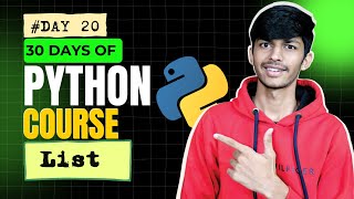 List In Python || List datatype || 30 Days of Python || (GIM)Python Playlist