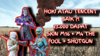 BAKAR UC HOKI LAGI? | GACHA M4 THE FOOL, M16 AURORA PLUS, SHOTGUN TWILIGHT | PUBG MOBILE INDONESIA