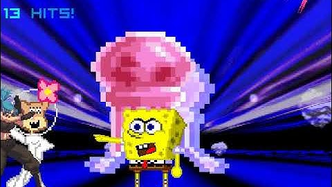 MUGEN Request: Neo Zekrom V2 & Spongebob V2 Vs Leona & Jax MK2