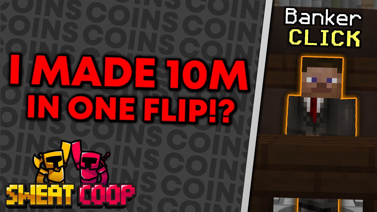 I MADE 20M IN 2 HOURS - SWEAT COOP (hypixel skyblock)