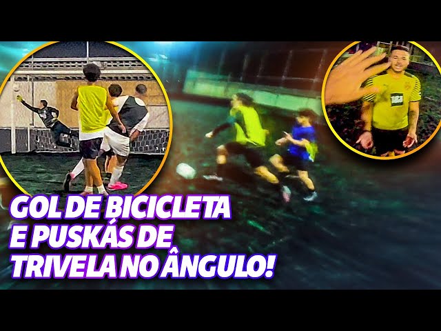 GOL DE BICICLETA E PUSKAS DE TRIVELA NO ÂNGULO!! Visão de um