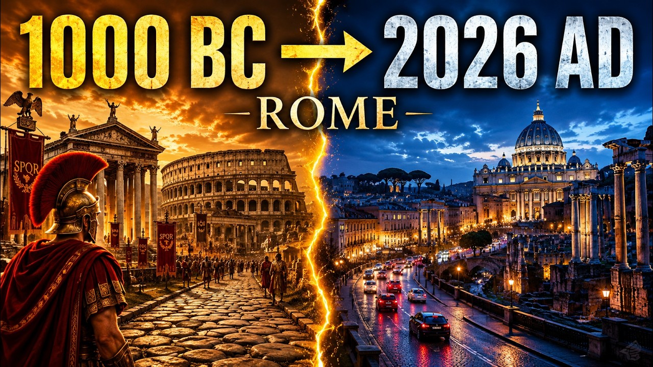 Walking Through The ENTIRE History Of Rome: 1000 BC - 2026 AD - YouTube