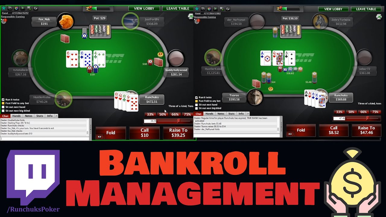 Poker Bankroll Management tips - YouTube