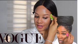 I Followed Tiwa Savage’s Day-to-Night Makeup Routine | #VOGUE screenshot 4