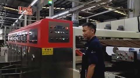 Flexo Printer Slotter Die Cutter with Vibrator Stacker #ffg #rdc #rsc #flexoprinter #flexoprinting