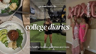 WEEK IN MY LIFE IN COLLEGE | fitness, healthy recipes, galentines, puppy