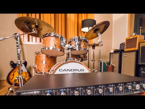 How To Record Drums using 2, 4, and 8 Microphones | AudioFuse8Pre