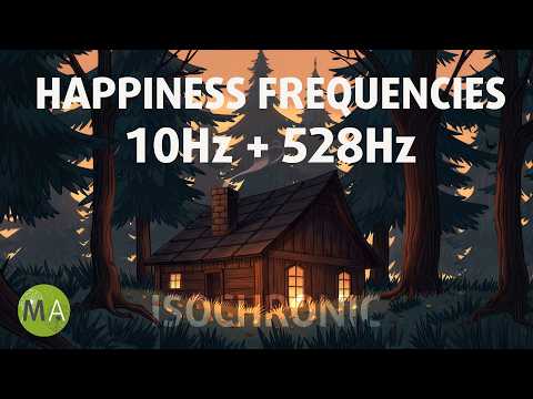 Boost Serotonin Happy Mindfulness 10Hz Isochronic Tones + 528Hz