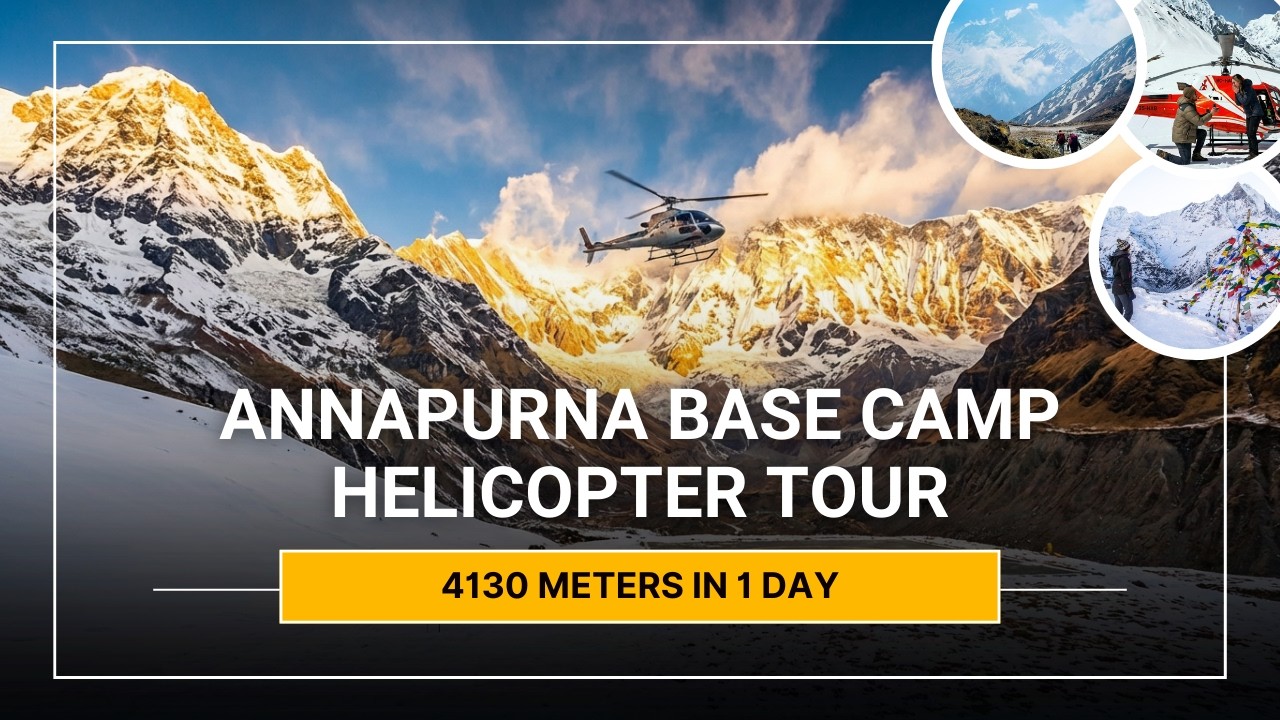 Annapurna Base Camp Helicopter Tour with Landing | Fly from Kathmandu or Pokhara | All Information