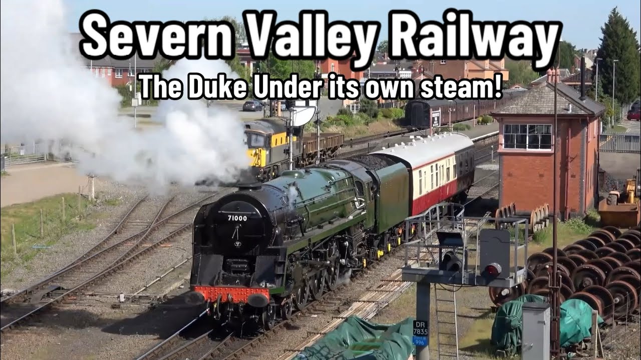 Severn Valley Railway | ‘THE DUKE’ Finally moves under its OWN STEAM! | 71000 MISSING a few beats |