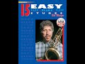 15 easy jazz blues funk etudes eb instruments  bob mintzer