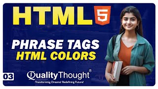 HTML Phrase Tags & Colors Tags - #htmltutorial for Beginners | Complete HTML with Code | Session - 3