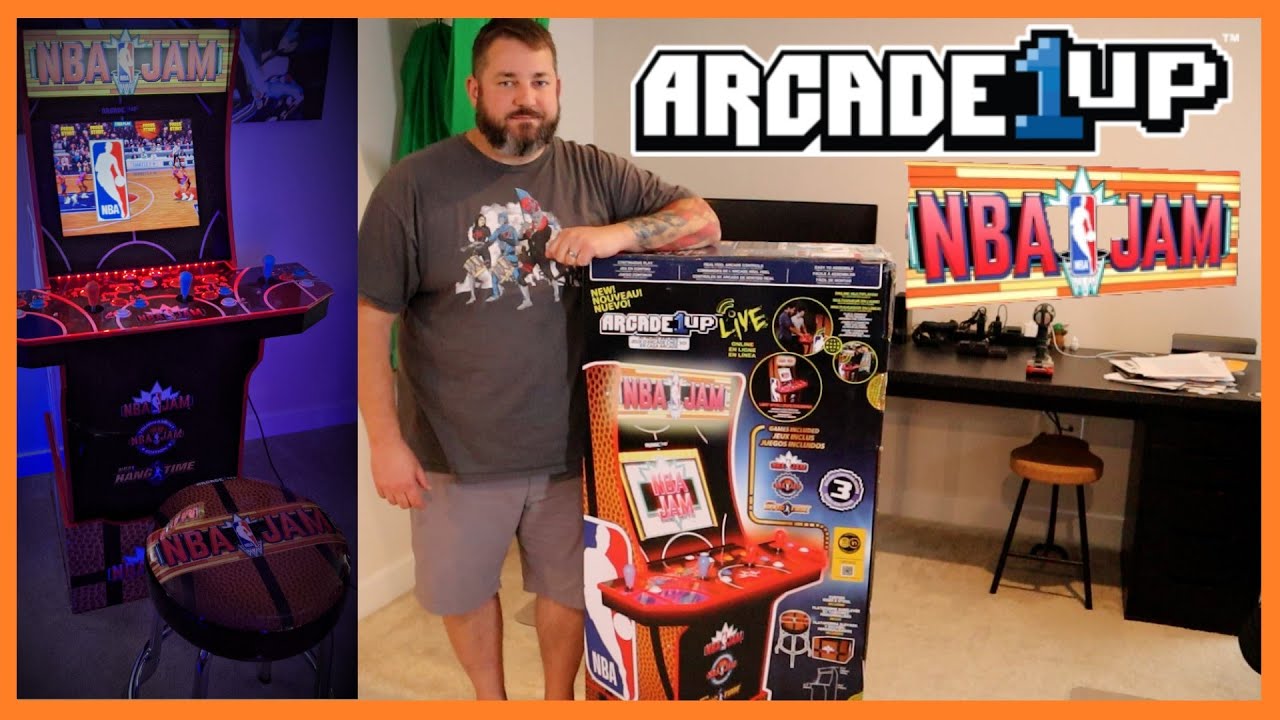 Arcade1Up NBA Jam Special Edition Assembly, Menus, and Online Options