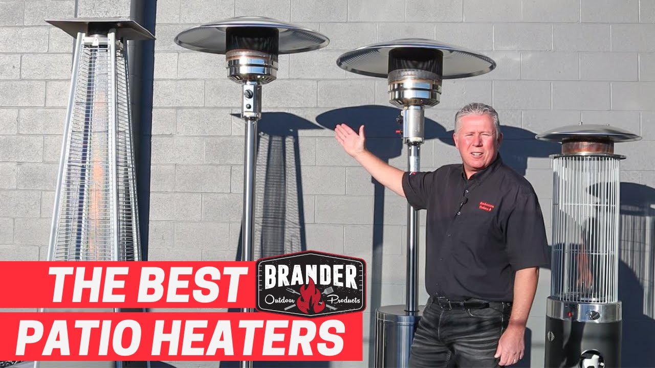 Brander 45,000 BTUs Stainless Steel Propane Patio Heater
