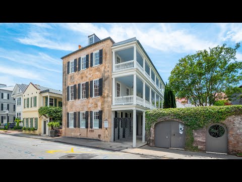 61 Tradd Street, Charleston, SC home video tour