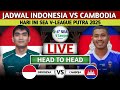 LIVE BENTAR LAGI DI MOJI TV. JADWAL TERBARU TIMNAS VOLLI INDONESIA VS CAMBOJA SEA VLEAGUE MEN'S 2025