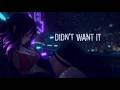I didn't Want it - ZsGone Ft Telomic (DnB)