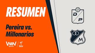 Pereira vs. Millonarios (highlights and goals) | Liga BetPlay Dimayor 2026-2 | Matchday 9