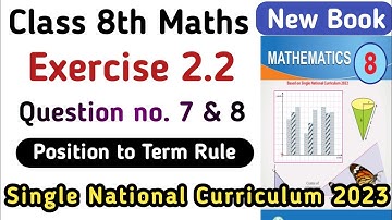 Exercise 2.2 Question no. 7 to 8 Class 8 Maths | Ch 2 Ex 2.2 Class 8th New Book PTB | Learning Zone