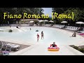 Visitiamo il camping hu i pini villagelazio in camper  fiano romano roma