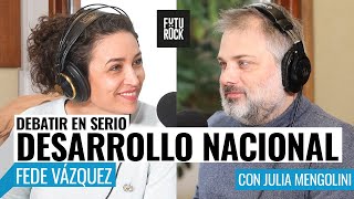 ¿QUIÉN QUIERE QUEDARSE SIN PAÍS?, FEDE VÁZQUEZ con JULIA MENGOLINI en SEGUROLA