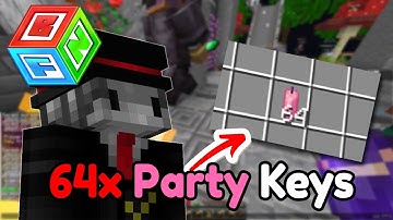 I Opened 64 PARTY KEYS in BlockFun | Deadliest Minecraft Lifesteal Server!!
