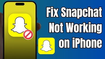 How to Fix Snapchat Not Working on iPhone | Fix Snapchat Keeps Crashing on iPhone