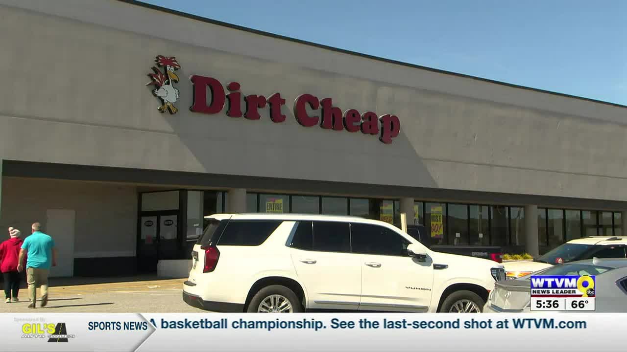 ‘Dirt Cheap’ to close Phenix City and Auburn locations in March YouTube