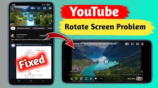 Fix YouTube Video Rotate Screen Problem || YouTube Video Not Rotating Full Screen Problem Solved